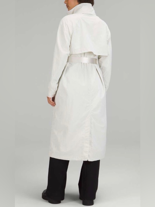 Nwot New Lululemon Always Effortless Trench Bone !